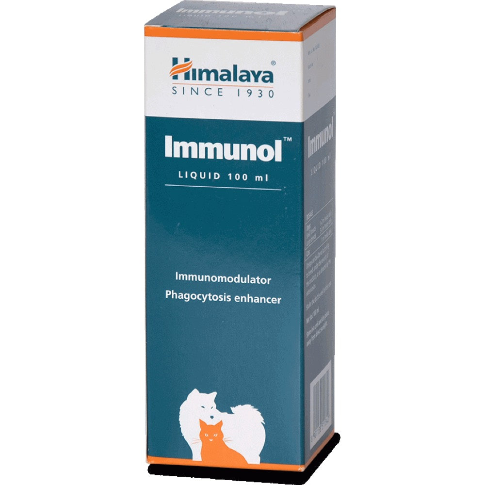 15% OFF: Himalaya Immunol Liquid Immunity Supplement For Cats & Dogs 100ml