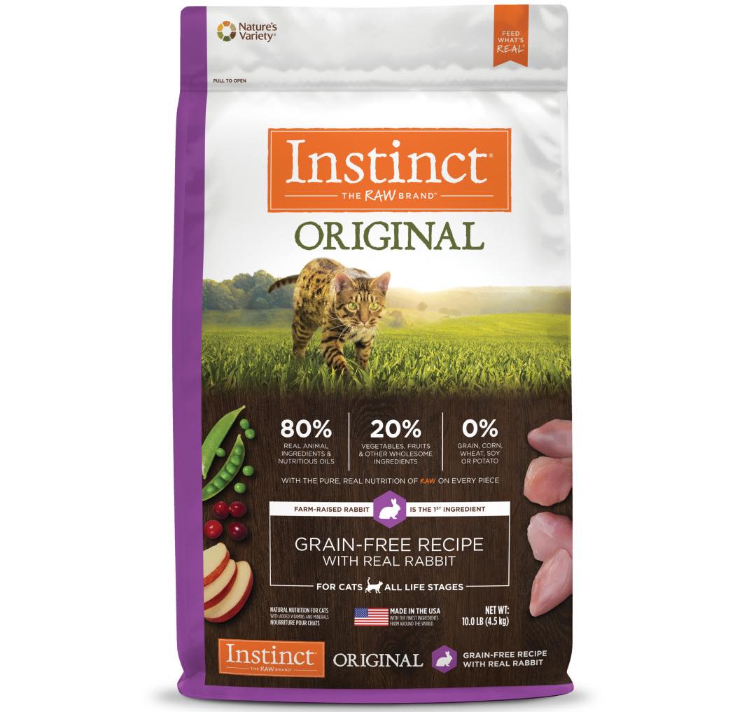 Instinct Original Rabbit Grain-Free Dry Cat Food 10lb