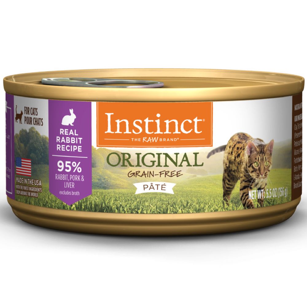 Instinct Original Rabbit Pate Grain-Free Canned Cat Food