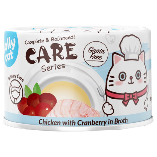 Jollycat Urinary Care Chicken With Cranberry In Broth Grain-Free Canned Cat Food 80g