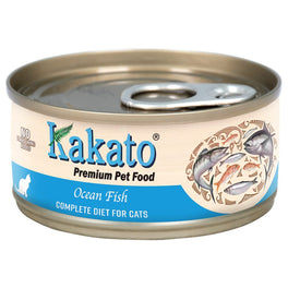 Kakato Complete Diet Ocean Fish Canned Cat Food 70g