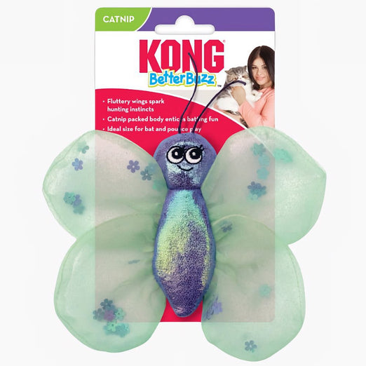 Kong Better Buzz Butterfly Cat Toy