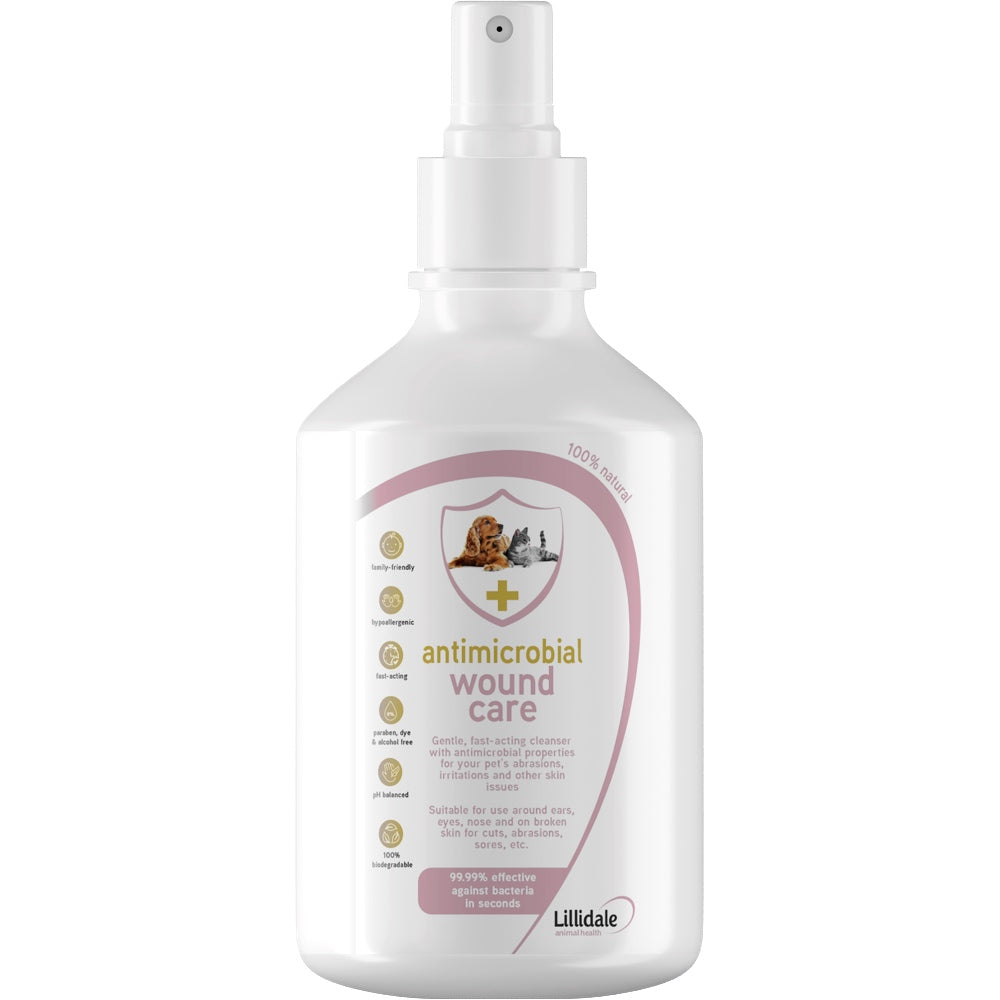 Lillidale Antimicrobial Wound Care For Cats & Dogs 100ml