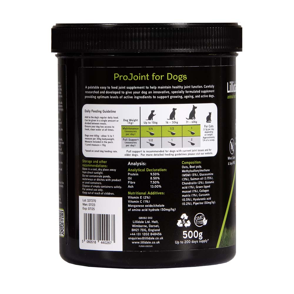 Lillidale ProJoint Joint Dog Supplement