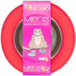 Messy Cats Single Silicone Feeder With Stainless Steel Cat Bowl (Watermelon)