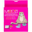 Messy Cats Stainless Steel Saucer Shaped Cat Bowls & Silicone Airtight Cat Bowl Lids Set 2pc