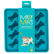 Messy Mutts Framed Silicone Dog Treat Making Mold (12 Bones, Blue)