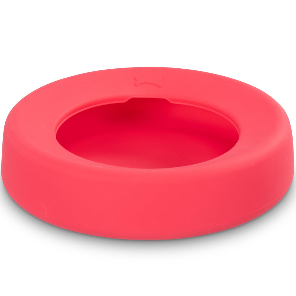 Messy Mutts Silicone Non-Spill Dog Bowl (Watermelon)