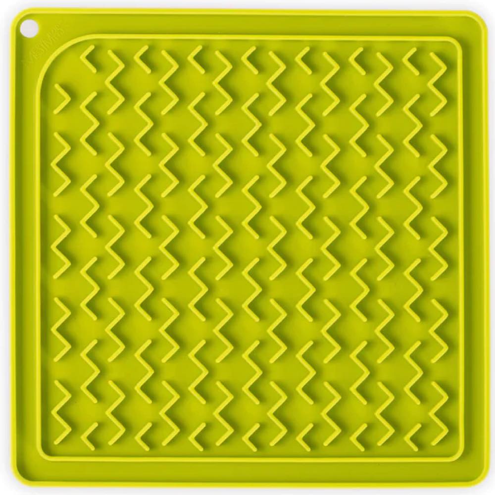 Messy Mutts Silicone Therapeutic Dog Licking Mat (Green)