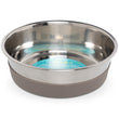 Messy Mutts Stainless Steel Heavy Gauge Dog Bowl With Non-Slip Removable Silicone Base