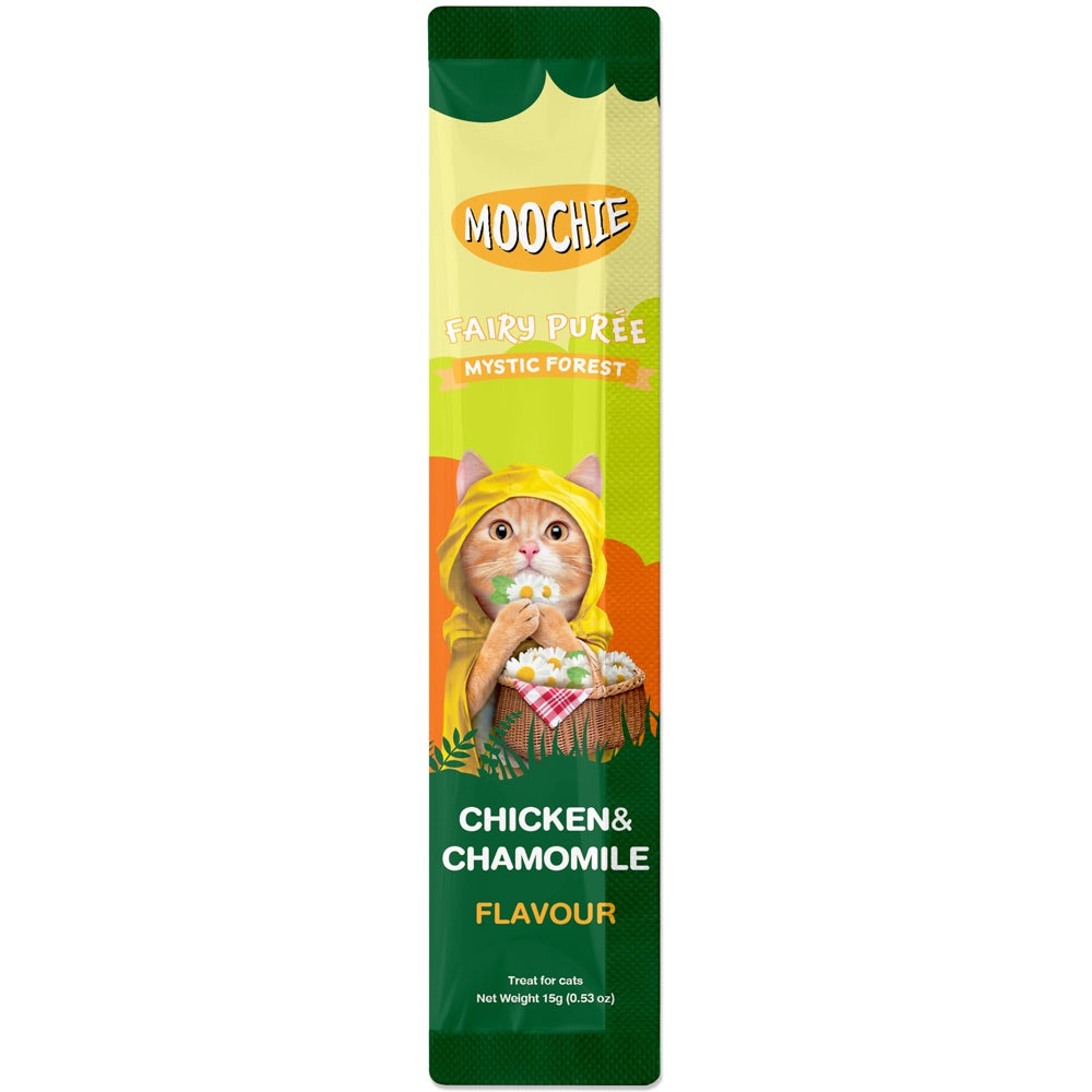 30% OFF: Moochie Fairy Puree Chicken & Chamomile Liquid Cat Treats