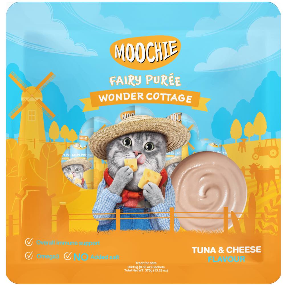 30% OFF: Moochie Fairy Puree Tuna & Cheese Liquid Cat Treats