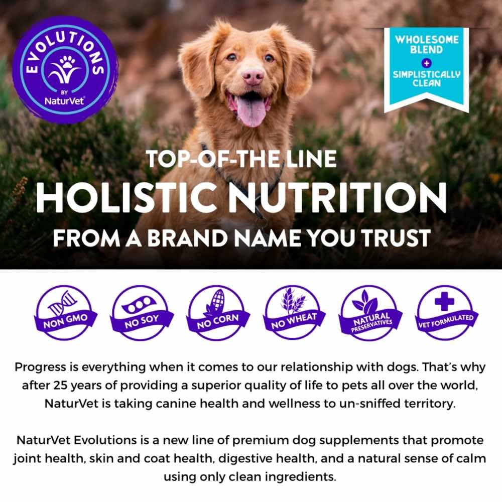 15% OFF (Exp May 25):  NaturVet Evolutions Advanced Allergy Support Supplement Chews For Dogs 90ct