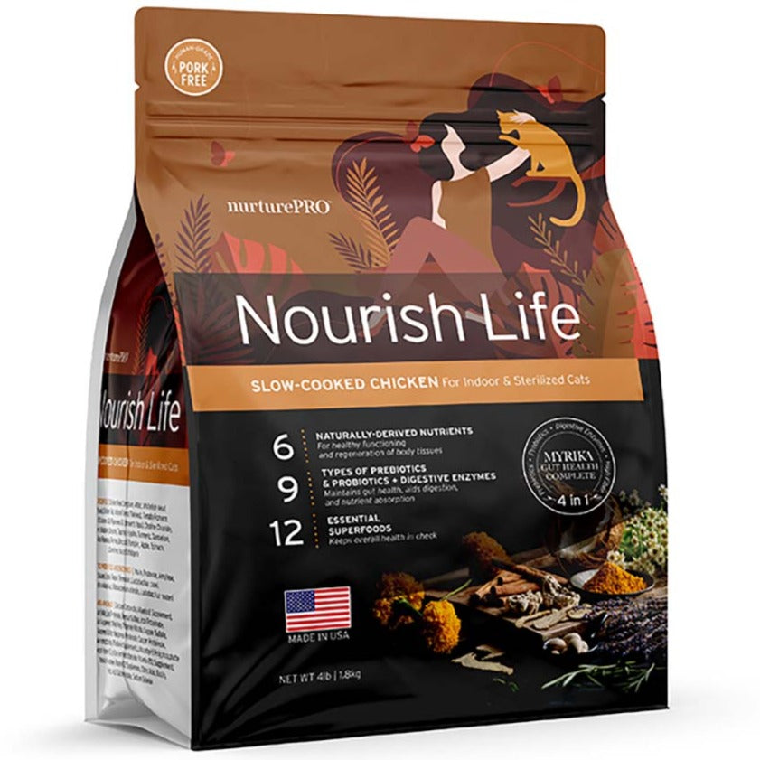 'BUNDLE DEAL': Nurture Pro Nourish Life Chicken Mature 7+ Formula Dry Cat Food