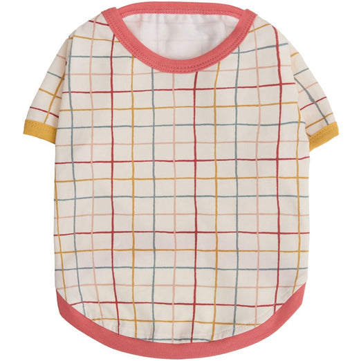 Ohpopdog Dog Raglan T-Shirt (Autumn Plaid Play)