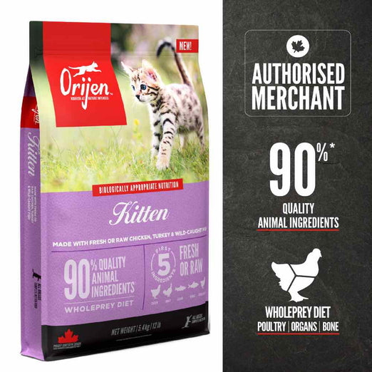 ORIJEN Freeze-Dried Infused Kitten Grain-Free Dry Cat Food