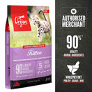 ORIJEN Freeze-Dried Infused Kitten Grain-Free Dry Cat Food