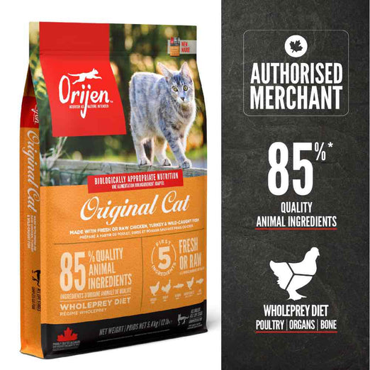 ORIJEN Freeze-Dried Infused Original Adult Grain-Free Dry Cat Food