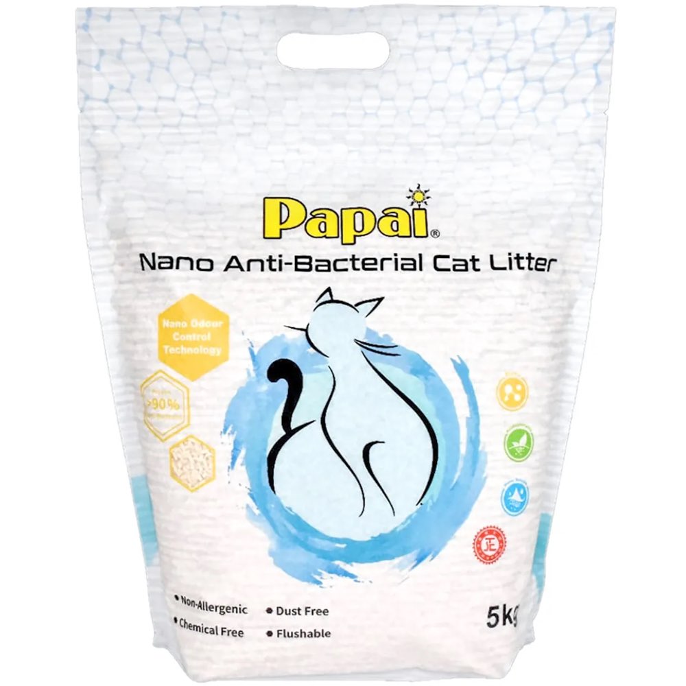 Papai Nano Anti-Bacterial Cat Litter 5kg