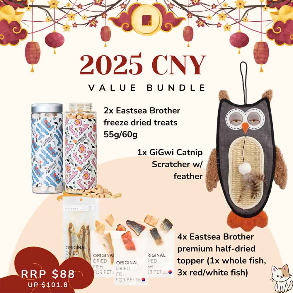 14% OFF: Pawvy Chinese New Year Value Bundle For Cats (Large)