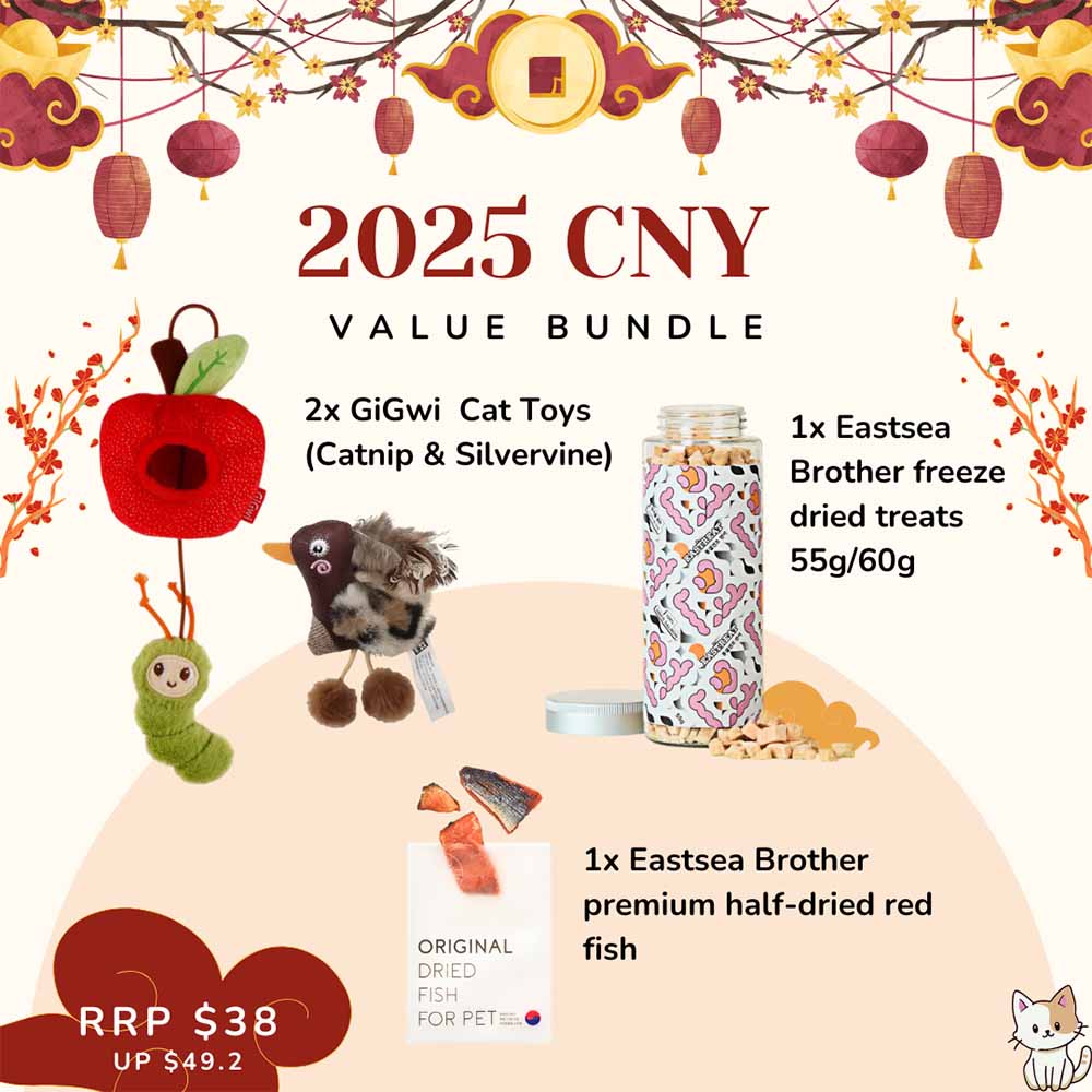 23% OFF: Pawvy Chinese New Year Value Bundle For Cats (Small)