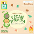 PetCubes Gently Cooked Vegan Formula Frozen Dog Food 2.24kg