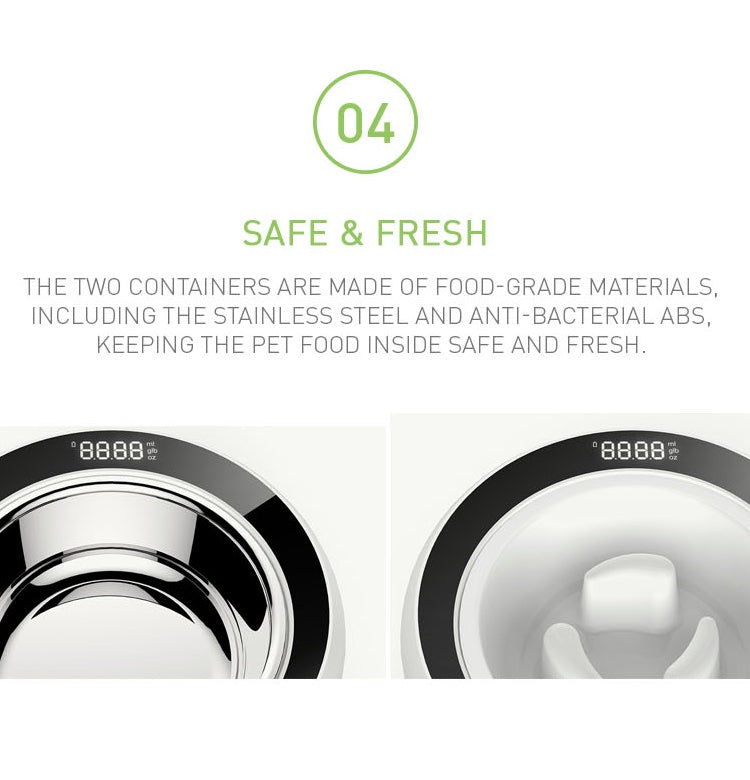 PETGEEK 2-In-1 Smart Dog Bowl