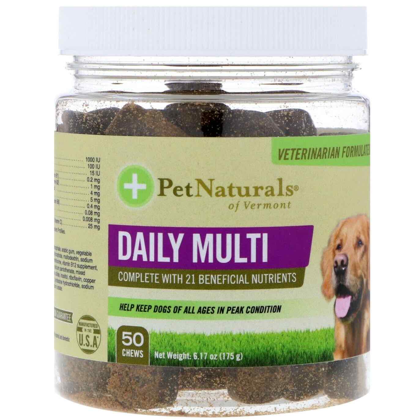 10% OFF: Pet Naturals of Vermont Daily Multi-Vitamins For Dogs