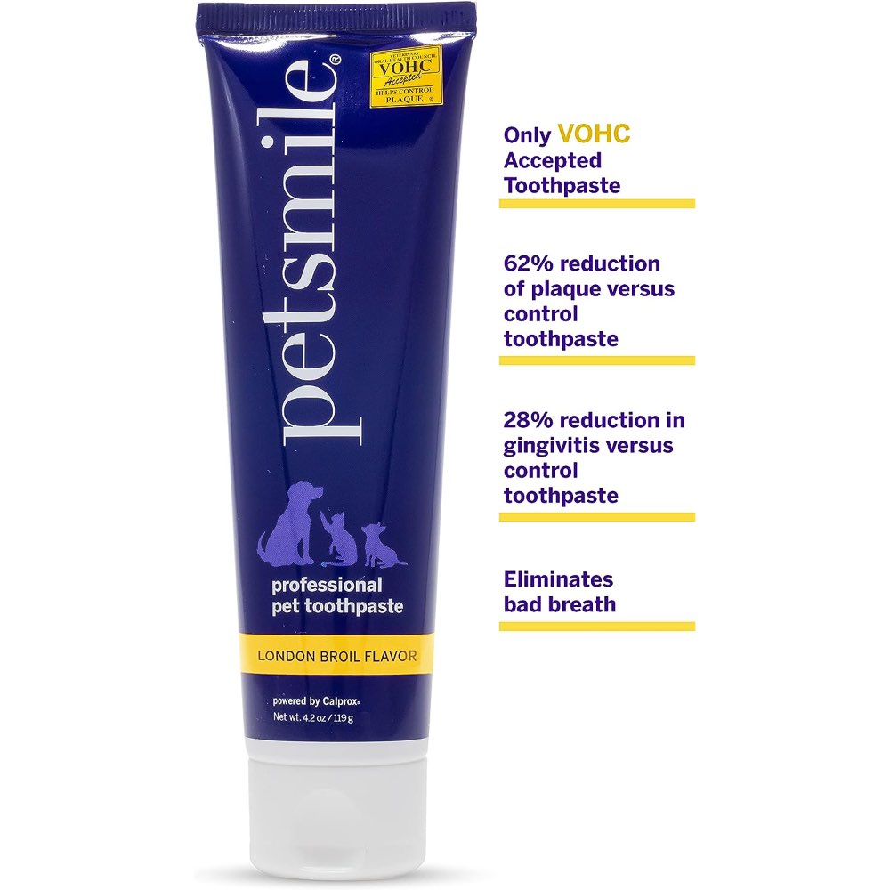 10% OFF: Petsmile Professional Natural London Broil Flavour Toothpaste For Cats & Dogs 4.2oz