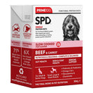 Prime100 SPD Slow Cooked Beef & Carrot Wet Dog Food 345g