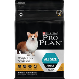 '60% OFF (Exp 31Oct24)': Pro Plan Weight Loss Sterilised Adult Chicken Dry Dog Food