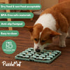 Puzzle Feeder Interactive Dog Slow Feeder Mat (Green)