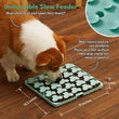 KOHE-VERSARY 8% OFF: Puzzle Feeder Interactive Dog Slow Feeder Mat (Green)