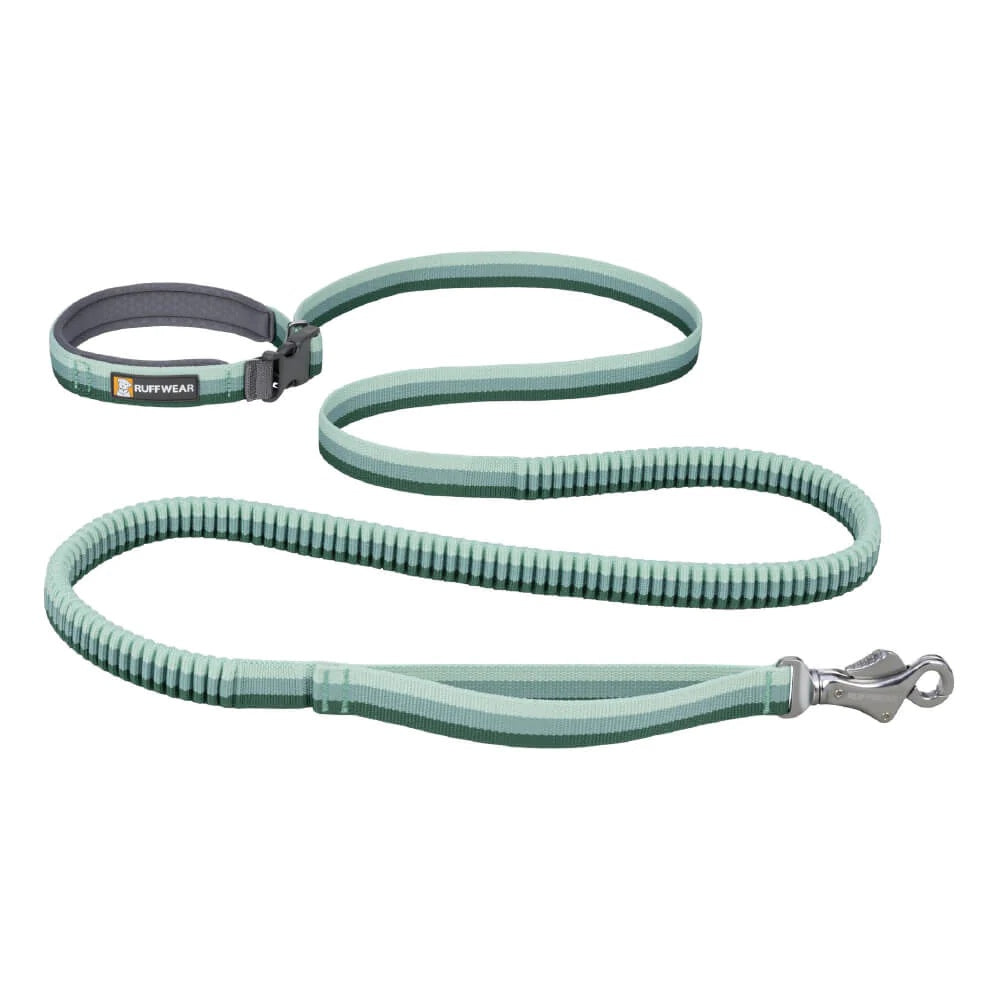 Ruffwear Roamer Multi Function Bungee Dog Leash River Rock Green