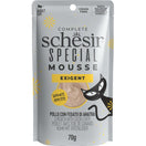 15% OFF: Schesir Special Mousse Exigent Chicken With Duck Liver Grain-Free Adult Pouch Cat Food 70g