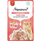 20% OFF: Signature7 Pure Tuna For Healthy Skin & Coat (Sun) Grain-Free Pouch Cat Food 50g x 12