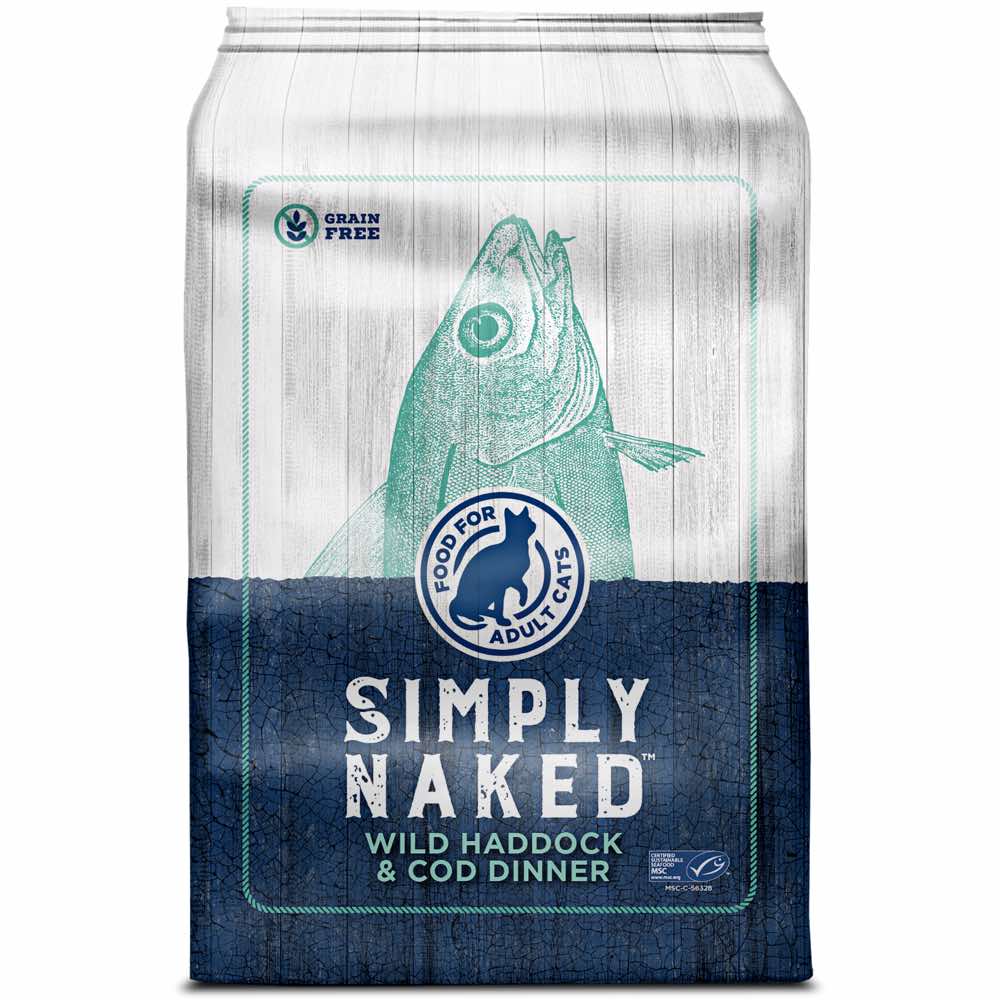 25% OFF: Simply Naked Wild Haddock & Cod Dinner Grain-Free Adult Dry Cat Food