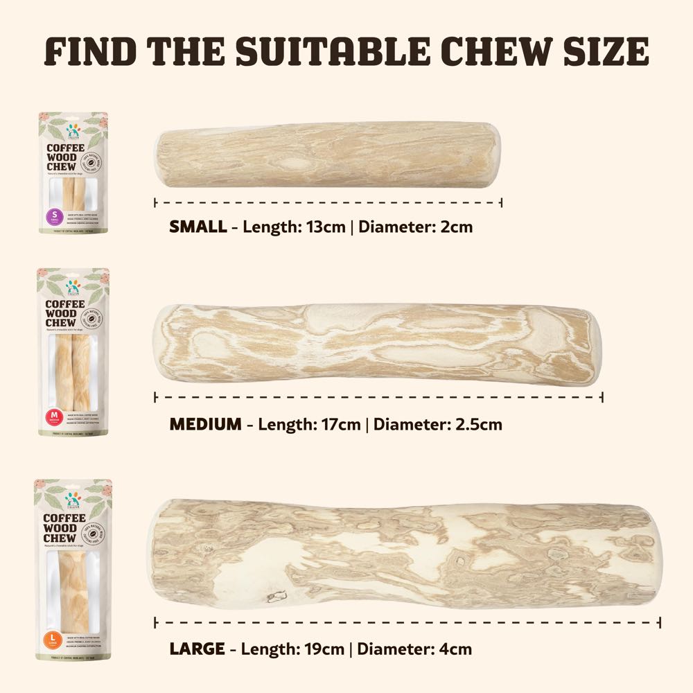 Singapaw Coffee Wood Natural Dog Chews