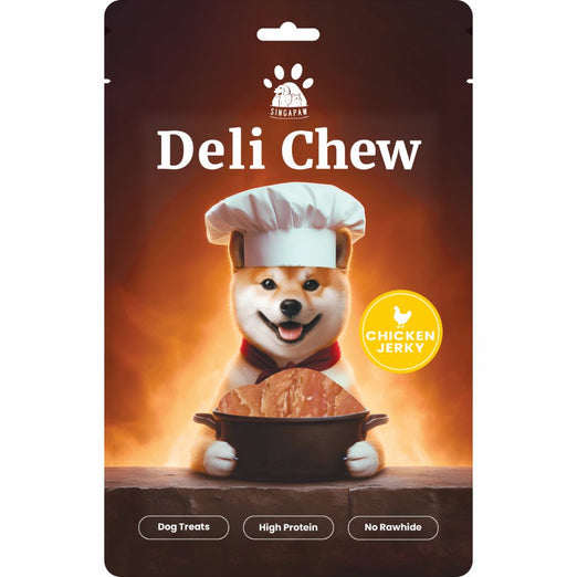 15% OFF: Singapaw Deli Chew Chicken Jerky Dog Treats 120g