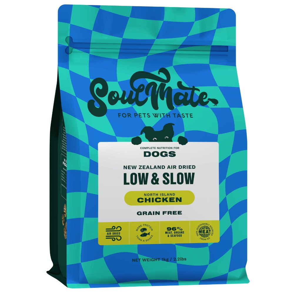 SoulMate Low & Slow New Zealand Chicken Grain Free Air Dried Dog Food