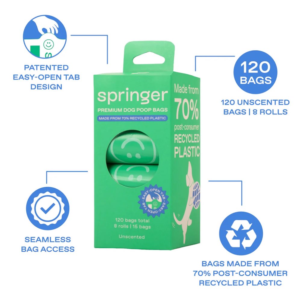 Springer Easy-Open Dog Poop Bags