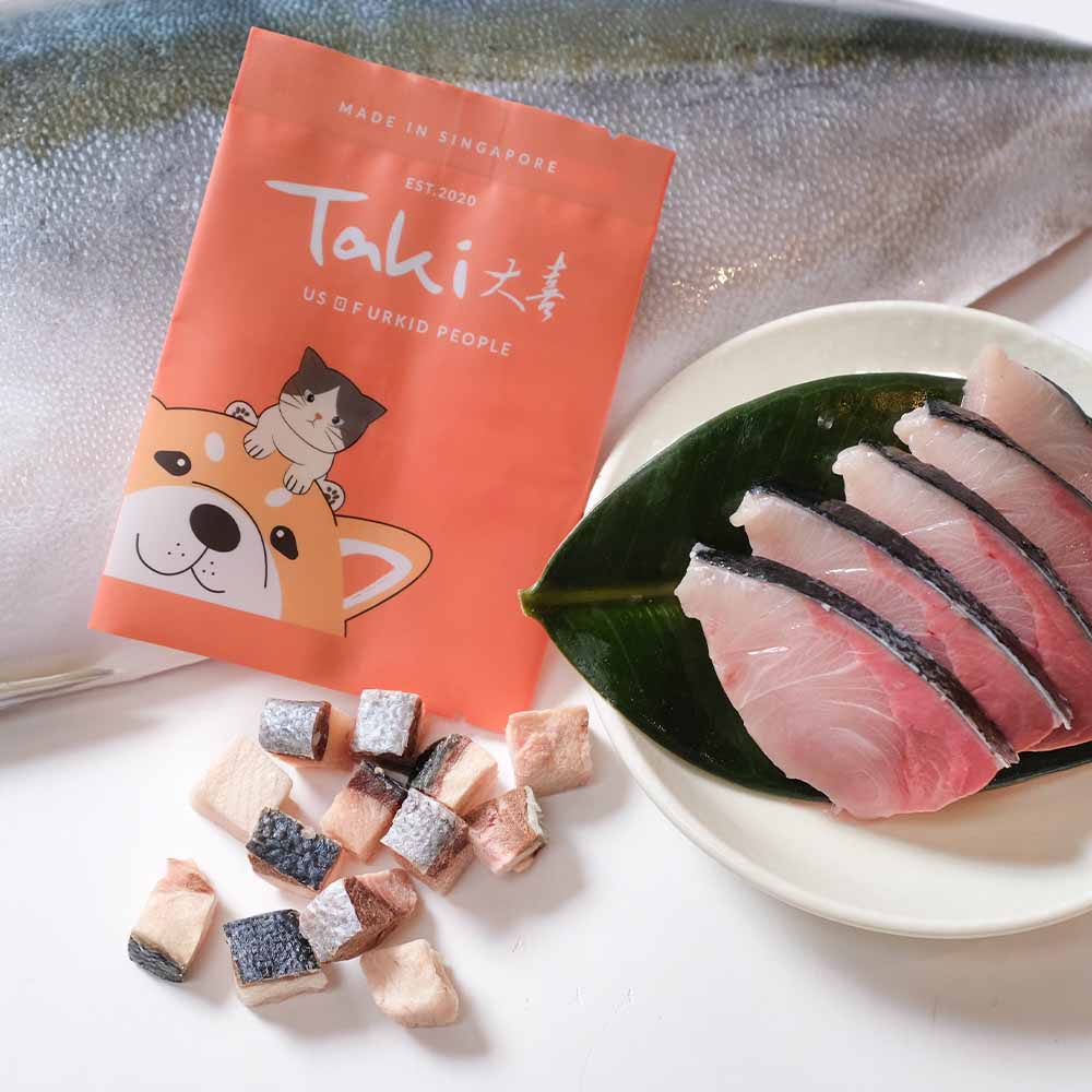 Taki Hamachi Yellowtail Fish Grain-Free Freeze-Dried Treats For Cats & Dogs (1 Packets) 9g