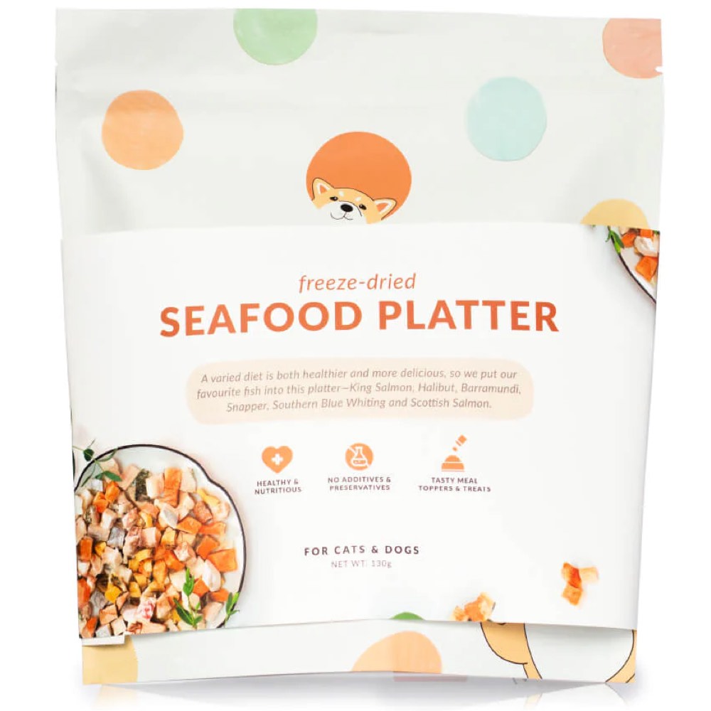 Taki Seafood Platter Grain-Free Freeze-Dried Treats For Cats & Dogs