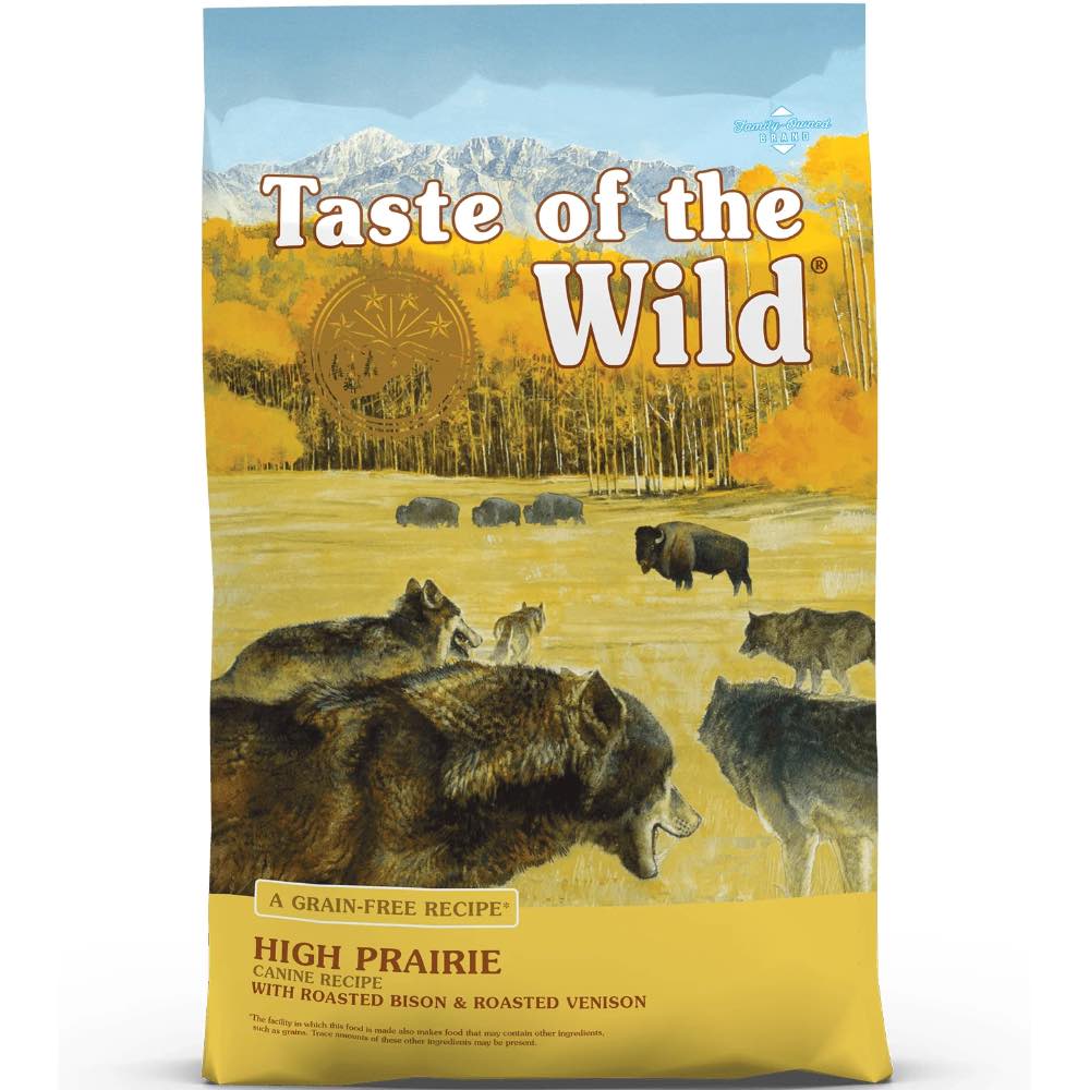 'BUNDLE DEAL/FREE TREAT': Taste Of The Wild High Prairie Roasted Bison & Venison Grain-Free Adult Dry Dog Food