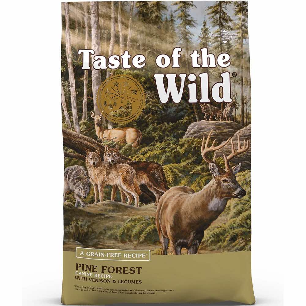 'BUNDLE DEAL/FREE TREAT': Taste of the Wild Pine Forest with Venison Grain-Free Dry Dog Food