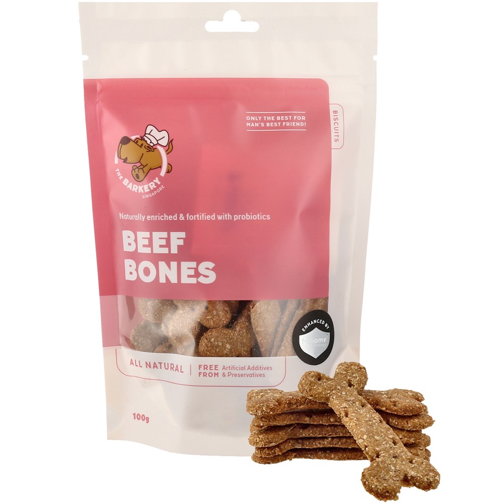 The Barkery Beef Bones Dog Biscuits