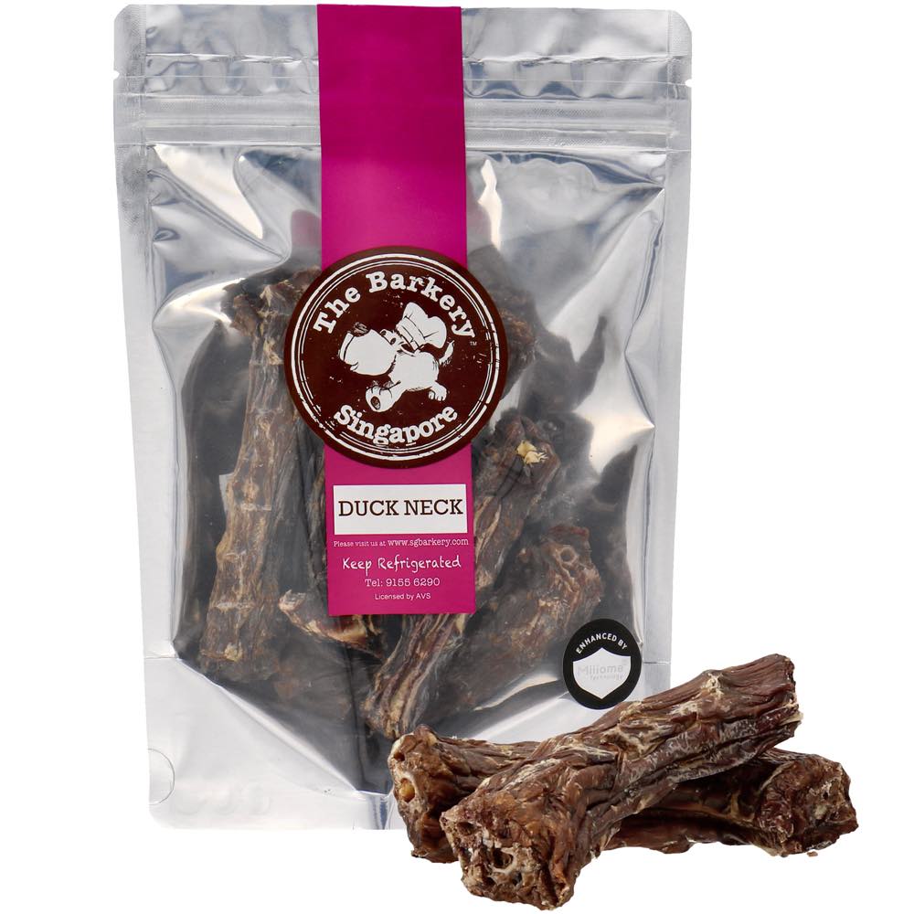 The Barkery Duck Neck Grain-Free Dog Treats 100g