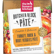 The Honest Kitchen Butcher Block Pate Turkey, Duck & Root Veggies Grain-Free Dog Food 10.5oz