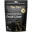 25% OFF: The Paw Grocer Duck Liver Grain-Free Freeze-Dried Raw Treats For Cats & Dogs 72g