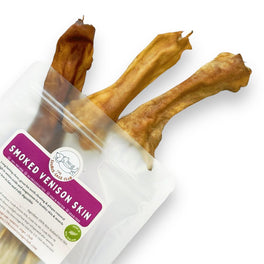 The Source-Sage Club Smoked Venison Skin Grain-Free Dog Chews 100g